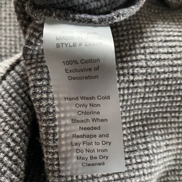 Scrolled Flowy Waffle Top - Picture 4 of 4